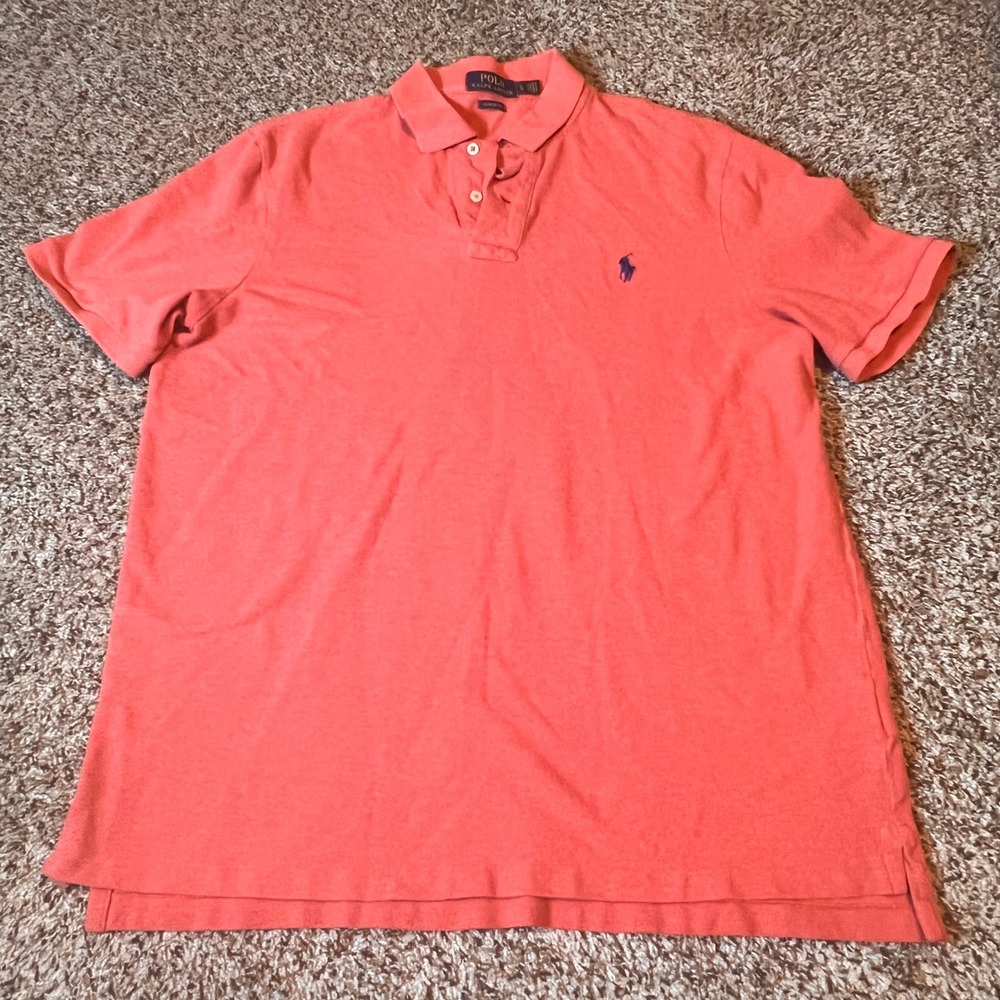 Polo Ralph Lauren Classic Fit Polo Shirt Short Sleeve Casual Top Large